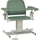 Electrically Adjustable Extra Wide Phlebotomy Chair